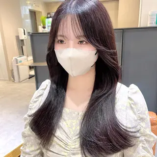 ロング 平尾 樹里のヘアスタイル