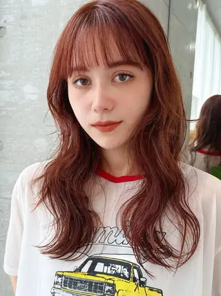 ミディアム カラー ❤️アヤカ レイヤーカット❤️のヘアスタイル