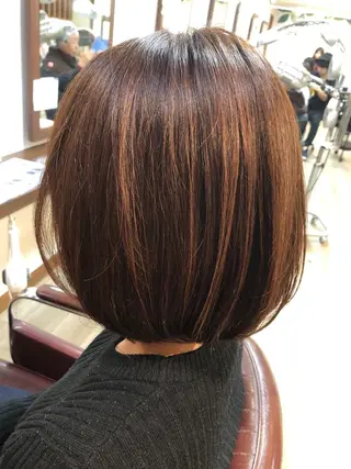ミディアム カラー chill out 南塚口本店のヘアスタイル