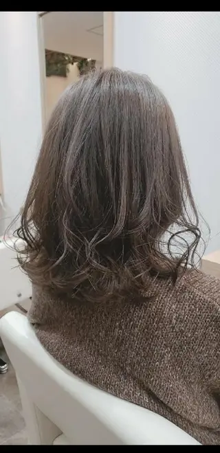 ミディアム カラー あかね☆ヘアアレンジ /ボブ/縮毛矯正のヘアスタイル