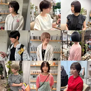 ショート カラー U-fuショート 伊藤拓海のヘアスタイル