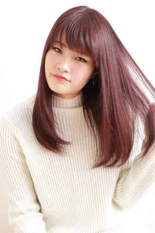 ロング カラー タジマ ヤスヒサのヘアスタイル