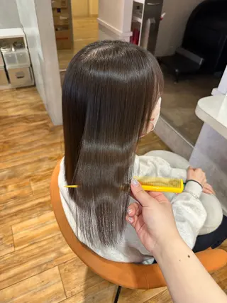 セミロング 透明感カラー/京橋/ reikoのヘアスタイル