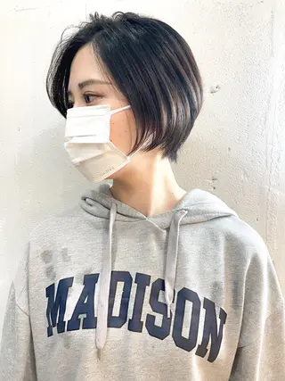 ショート ショート✨ボブ✨代表 新田見美仁のヘアスタイル