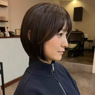 ショート ボブレイヤー/くびれ ヘア/タイラユリ🍋のヘアスタイル