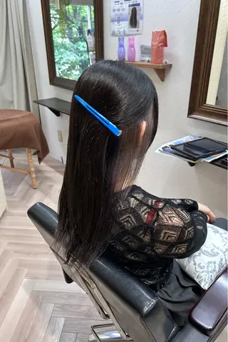 ロング カラー 原田 歩実のヘアスタイル