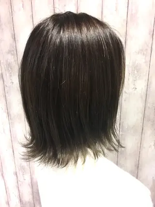 ショート ミディアム カラー トップスタイリスト 小澤純一のヘアスタイル