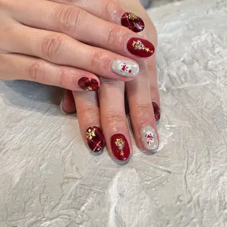 ネイル 四之宮 百花のネイルデザイン