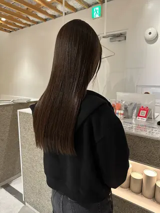 ロング パーマ 和田 あおいのヘアスタイル