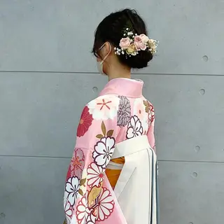 ショート カラー パーマ メンズ キッズ マツエク・マツパ sara 荒井店のヘアスタイル