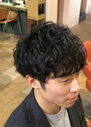 ショート パーマ flencia 丸 和博｜カットのヘアスタイル