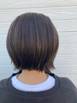 ショート ビヨウシツトリコ よねたにみなのヘアスタイル