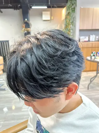 メンズ arika オケシ　リョウダイのヘアスタイル
