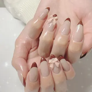 ネイル &U新松戸 スカルプ パラジェルフィルインのネイルデザイン