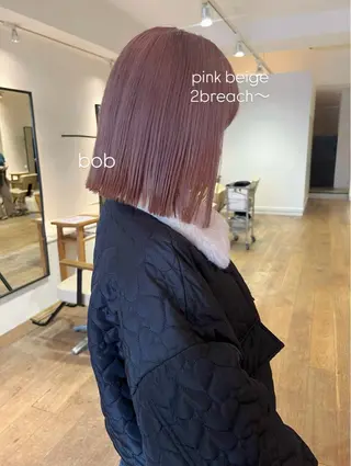 ミディアム カラー KNACK/天王寺 美容室/レイヤーのヘアスタイル