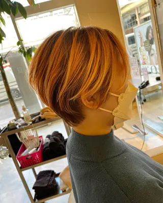 カラー 本田 卓也のヘアスタイル