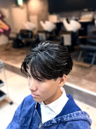 メンズ メンズバレイヤージュ 🔥千咲斗のヘアスタイル