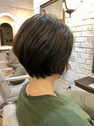 ショート カラー 鷺沼駅徒歩1分 キシタクのヘアスタイル