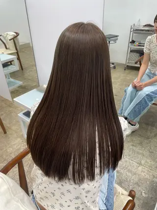 ロング カラー 𝘚𝘶𝘻𝘶 𓂃𓈒𓏸のヘアスタイル