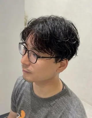 メンズ パーマ 好印象メンズ似合わせ /社会人メンズ/ゆいのヘアスタイル