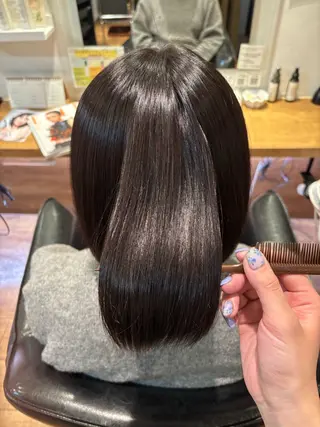 ミディアム カラー 阿佐ヶ谷 宇田川 かなのヘアスタイル