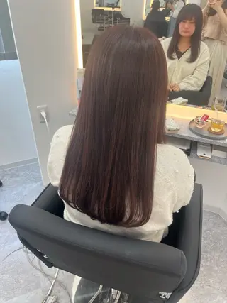 セミロング 骨格/顔型/診断/ 伏見/伊藤桃花のヘアスタイル