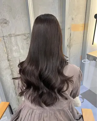セミロング カラー ✨津田佐功/兵庫三宮 /ボブ/カット✨のヘアスタイル