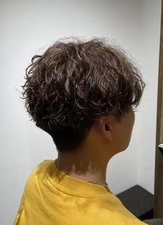 ショート パーマ メンズ パーマPrivate SalonNoa名駅のヘアスタイル