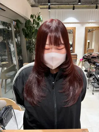 セミロング カラー 🌼似合わせカラー / Misaki🌼のヘアスタイル