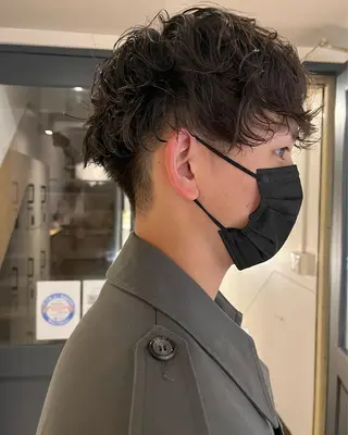 ショート カラー パーマ ヘアアレンジ メンズ キッズ ネイル マツエク・マツパ ウルフレイヤーカット /チヒロのヘアスタイル