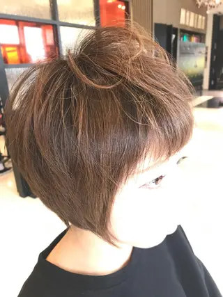 ショート 藤井 健のヘアスタイル
