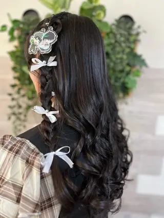 ヘアアレンジ 早朝✨ヘアセット 着付け/清水玲歌のヘアスタイル