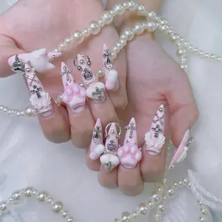 ネイル princess スカルプ専門店のネイルデザイン