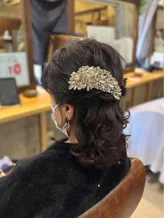 ミディアム ヘアアレンジ Kaori / P’s 渋谷のヘアスタイル