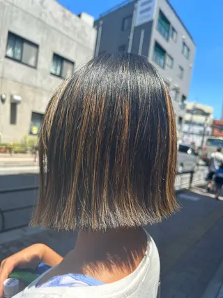 ショート 園田 彩音のヘアスタイル
