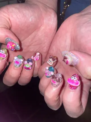 ネイル Nail ヌシん家 AKANEのネイルデザイン