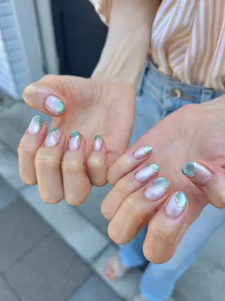 ネイル 阿部 まきほのヘアスタイル