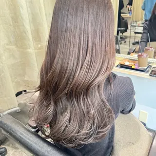 ロング カラー マエダルイ🌐 レイヤースタイルのヘアスタイル