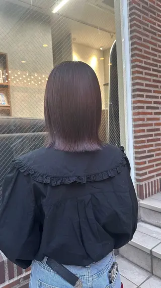 ミディアム カラー 熊本市東区 /Ririkaのヘアスタイル