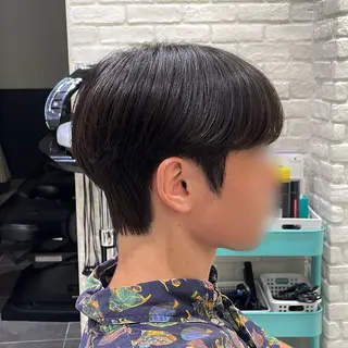 ショート パーマ ヘアアレンジ メンズ パク・ボミン小野リエ 韓国ハーフ🦊のその他イメージ