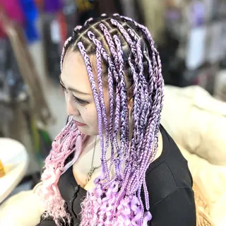 ロング 髪に魔法をかける🪄 💖💫編み込みヘアのヘアスタイル