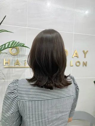ミディアム カラー 本格ヘッドスパ🌿 ×ヘア 佐藤のヘアスタイル