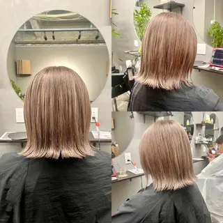 ミディアム カラー ヘアアレンジ メンズ キッズ 💜美髪特化💜 MASAのヘアスタイル