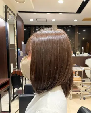 ミディアム カラー ハシモト アミのヘアスタイル