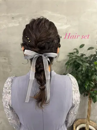 ヘアアレンジ ✨透明感艶カラー ✨💍Yuri💍のヘアスタイル