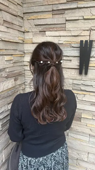 ヘアアレンジ 武内 莉子☆*:.｡のヘアスタイル
