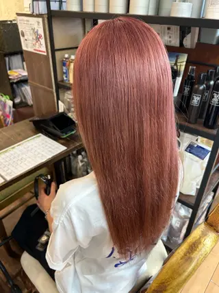 カラー ルキ🌈ブリーチカラ ー&メンズパーマ🦄のヘアスタイル