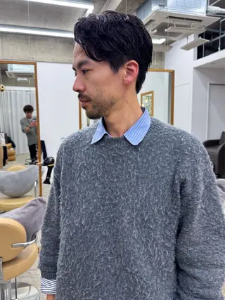 ショート メンズパーマ/矢場町 /NODE 下村透依のヘアスタイル