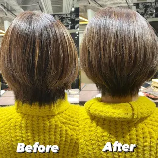 ショート カラー ショート/脱白髪染め ☆宇﨑悠実のヘアスタイル