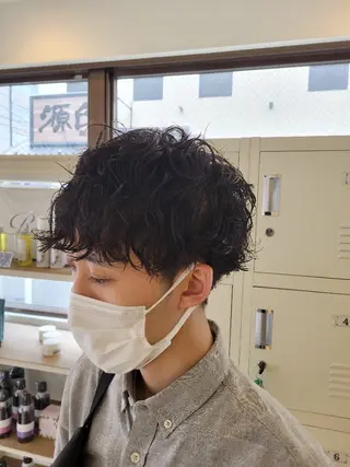 メンズ パーマ メンズ/ショート /山田譲治✂️のヘアスタイル